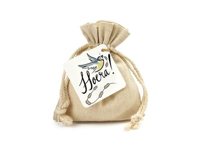 Hoera! - Traktatie pindaketting rijgen