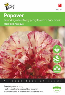 Papaver Slaapbol Flemish Antique zaden