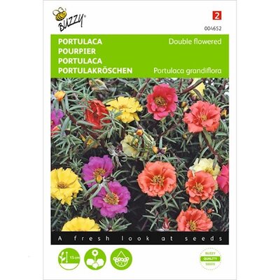 Portulaca dubbelbloemig gemengd zaden