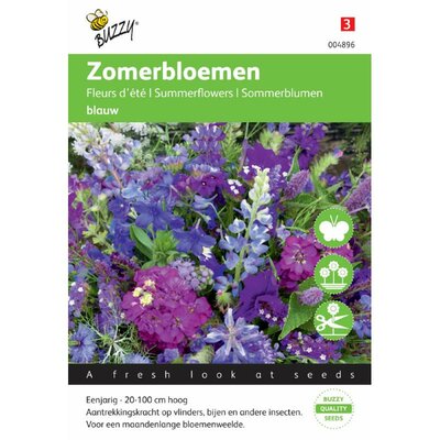 Zomerbloemen Blauwe Tinten