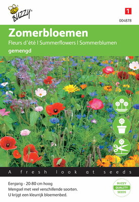Zomerbloemen zaden gemengd 