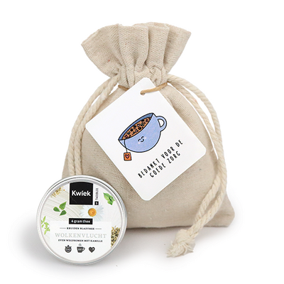 Bedankt voor de goede zorg - Thee in linnenzakje // Eef