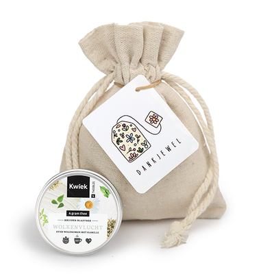 Dankjewel - Thee in linnenzakje // Eef