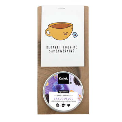 Bedankt voor de samenwerking - Thee in buidel // Eef