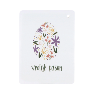 Label - Vrolijk Pasen // Floralis | 60 x 80 mm