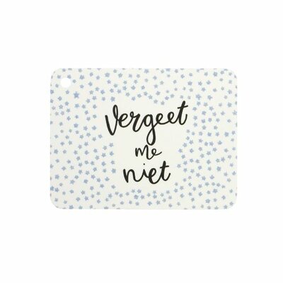 Label - Vergeet me niet // Lotte | 60 x 80 mm