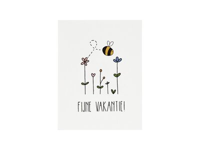 Kaartje - Fijne vakantie! | 80 x 105 mm