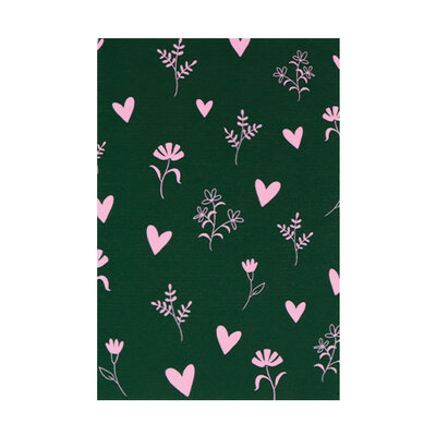 Ansichtkaart - Bloemetjes en hartjes | 100 x 148 mm