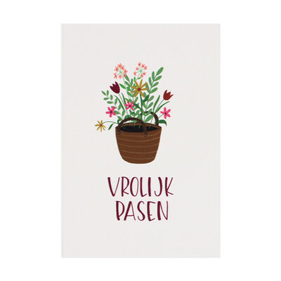 Ansichtkaart - Vrolijk Pasen | 100 x 148 mm