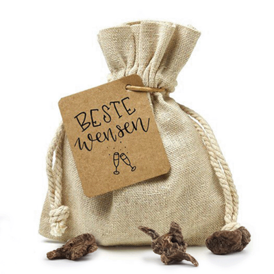Beste wensen - Bloembollen in linnenzakje