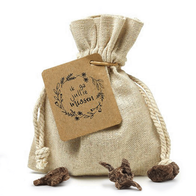 Ik ga jullie missen - Bloembollen in linnenzakje