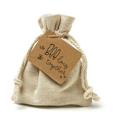 We BEElong together - Bedankje zaden in linnenzakje
