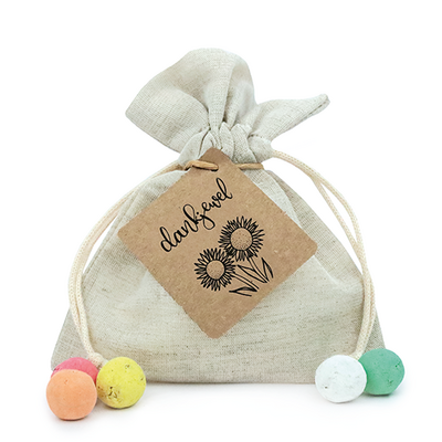 Dankjewel - Zaadbommetjes in linnenzakje // Maartje