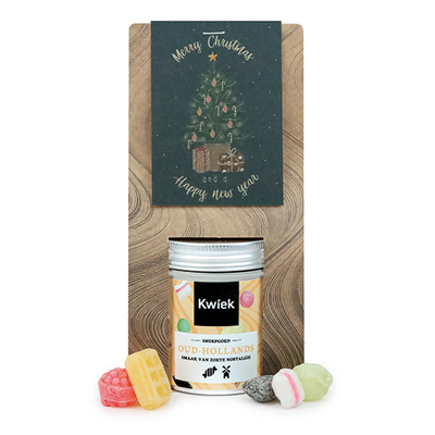 Merry Christmas and a happy new year - Snoeptas met blikje snoep // Mijksje