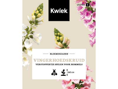 Vingerhoedskruid - Kwiek Uitdeel zakjes (UITVERKOCHT)