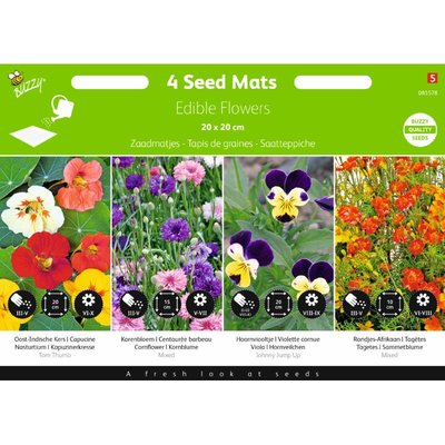 Zaadmatjes Eetbare Bloemen zaden