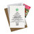 Gezellige feestdagen - bedankje zaden met kaart in pergamijn zakje