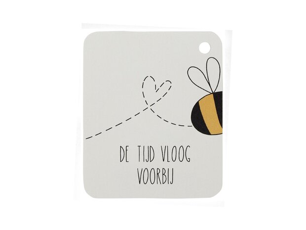 De tijd vloog voorBIJ - Traktatie zaden in linnenzakje